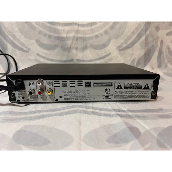Sanyo DVD Player FWDP105FA with Dolby Audio No Remote No Cables‎ Kids Affordable - Picture 5 of 6